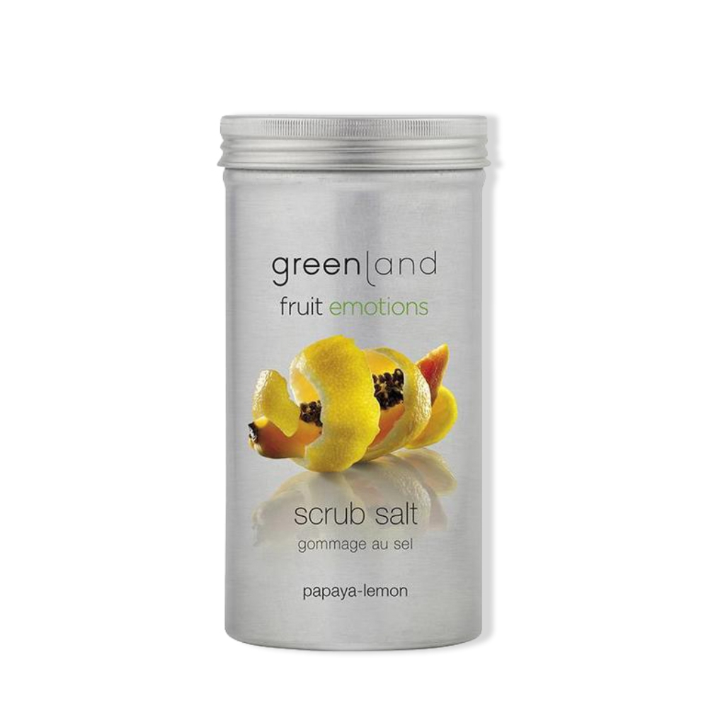 GREENLAND SCRUB SALT 400 gr PAPAYA-LEMON