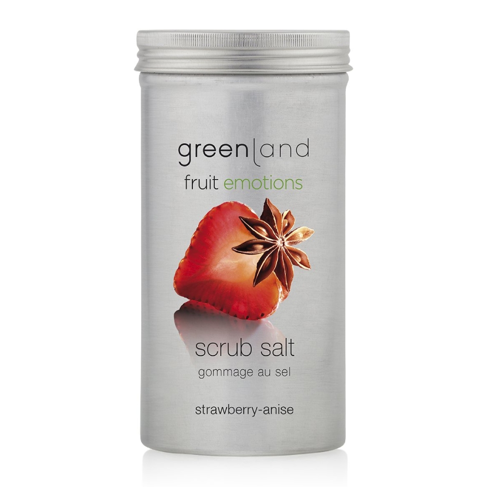 GREENLAND SCRUB SALT 400 STRAWBERY-ANISE