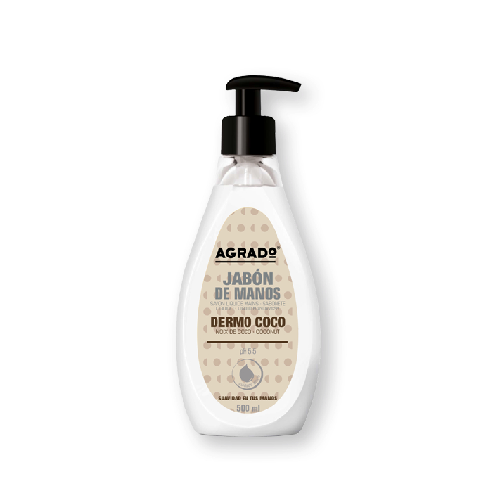 AGRADO JABON DE MANOS DERMO COCO NB 500