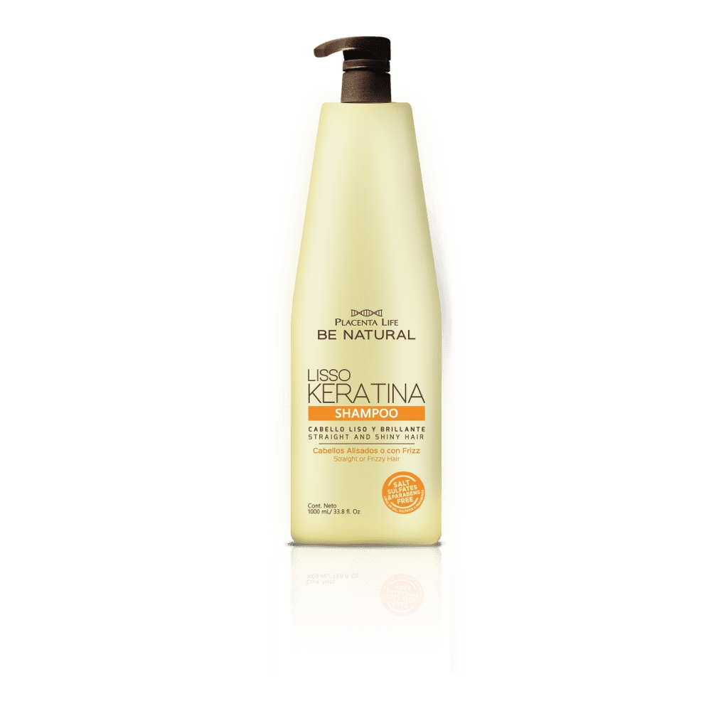 BE NATURAL LISSO KERATINA CHAMPU 1 L