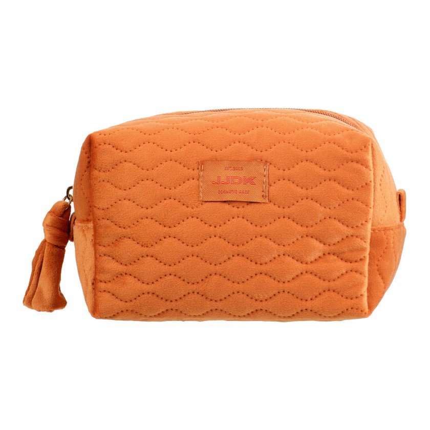 JJDK SIENNA COSMETIC BAG RUST VELVET WAV