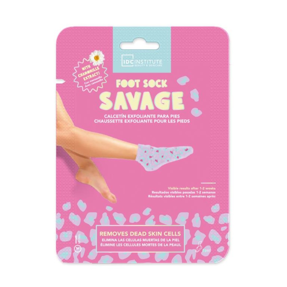 IDC INST.EXFOLIATING PRINTED FOOT MASK