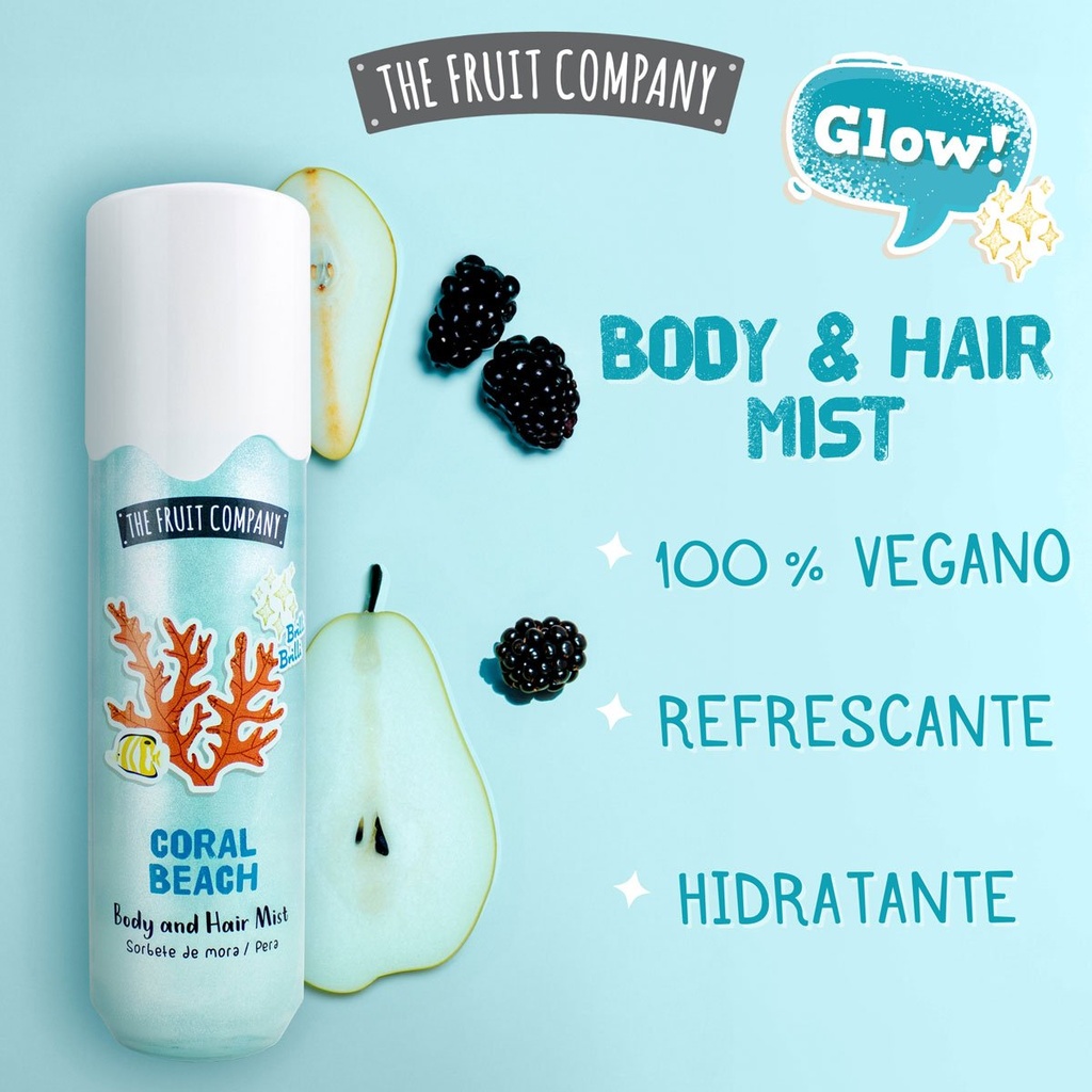 THE FRUIT COMPANY HAIR&BODY MIST CORAL B