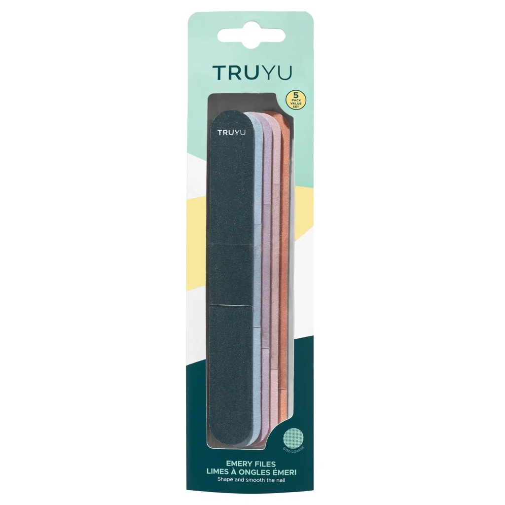 TRUYU LIMAS DE ESMERIL 5 PIEZAS