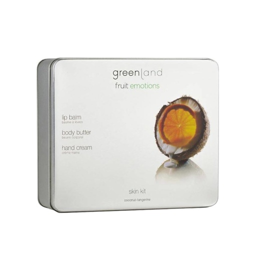 GREENLAND HAND CR+BL+LIP BALM COCONUT