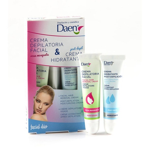 DAEN DUO CR. DEPILATORIA FACIAL+POST HID