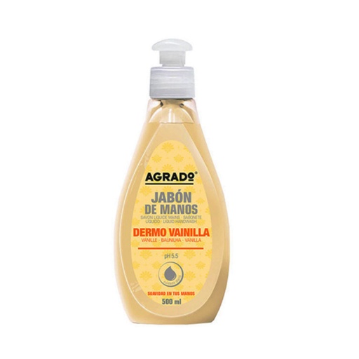 AGRADO JABON DE MANOS DERMO VAINILLA 500