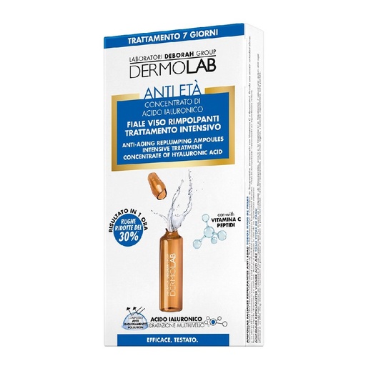 DH DERMOLAB FACIAL 7 AMPOLLAS ANTI EDAD
