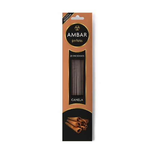 AMBAR INCIENSO CANELA 20 VARILLAS