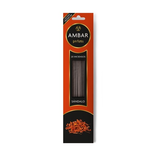 AMBAR INCIENSO SANDALO 20 VARILLAS