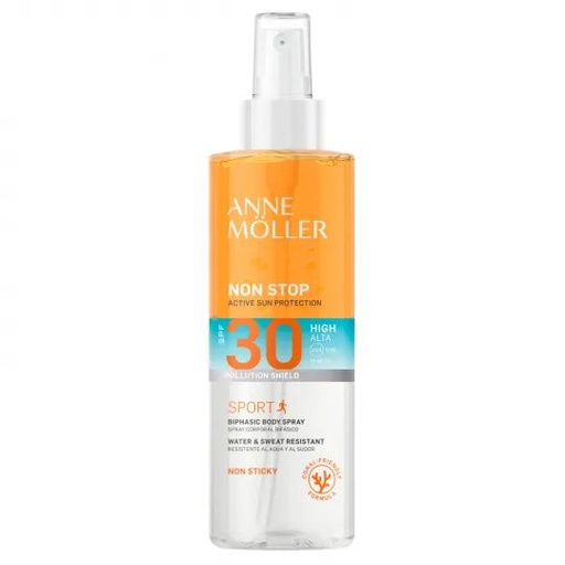 A.MOLLER NON STOP SPORT BODY SPRAY SPF30