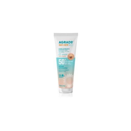 AGRADO CR.SOLAR FACIAL MANCHAS CC SPF50+