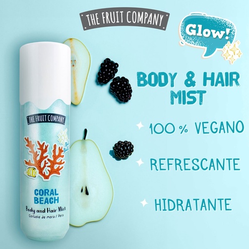 THE FRUIT COMPANY HAIR&BODY MIST CORAL B