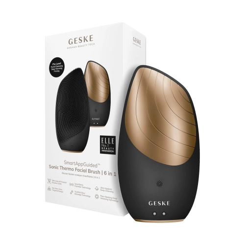 GESKE SONIC THERMO FACIAL BRUSH 6IN1 BLA