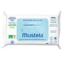 MUSTELA TOALLITAS LIMPIADORAS S/PERF 60