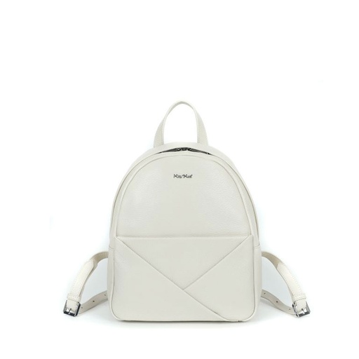 MIMI-MUA ZAINO IN VERA PELLE BIANCO