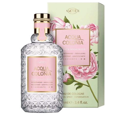 4711 100ml ACQUA PEONY&SANDALWOOD, Eau De Cologne, Natural Spray