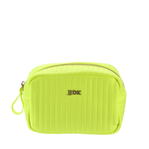 JJDK NEON YELLOW COSMETIC BAG 22X17X10